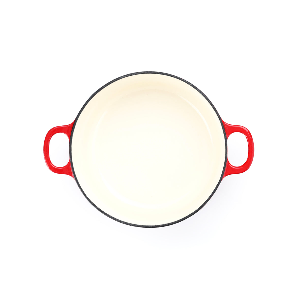 Cacerola de hierro fundido de 20 cm, salsa Pomodoro roja (5 años de garantía)