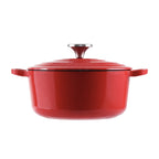 Cacerola de hierro fundido de 20 cm, salsa Pomodoro roja (5 años de garantía)